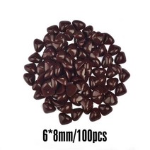 인형 액세서리 블랙 플라스틱 봉제 안전 코 아미구루미 DIY 재미있는 장난감 눈 애니메이션 공예 제작 100 개, [04] 11x14 mm, [04] Brown