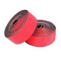 자전거랩핑 프레임 도색 뿔 및 핸들 테이프 자전거 스트랩 도로 메쉬 바 더블 레이어 미끄럼 방지 포장 벤드, Red 3