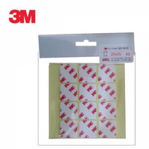 3M 1T 스폰지 PE 발포지 양면 테이프 25mm X 25mm