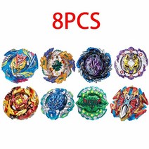 모델 Beyblade Burst Toys With Starter and Arena Bayblade 금속 융합 God Spinning 탑 블레이드 장난감, [21] SZTL-8PCS-8