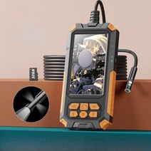누수탐지기 관로 배관 파이프 열화상카메라 벽청음기, 10미터 하드라인 + 8MM 듀얼 렌즈