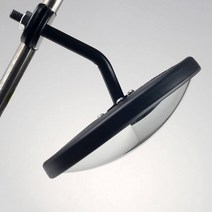 사이드 보조 미러 버스 대형차 화물차 파이프 봉 고정 145mm 라운드 광각 거울, 대형