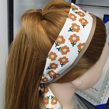 다용도 스카치 스카프 겸 머리끈