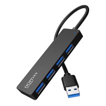 4 포트 USB 허브 3.0 휴대용 울트라 슬림 스플리터 맥북 아이맥 프로 맥 미니/프로 서피스 델 HP용