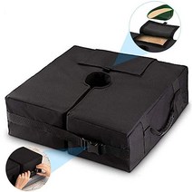 야외 파티오 우산베이스 스탠드 휴대용 우산 파라솔 무거운 무게 가방 분리형 바람 방지 고정 Sandbags, 한개옵션0