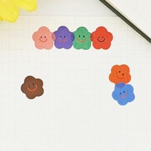 초대장 포장데코용 꽃모양 스티커 결혼답례품포장