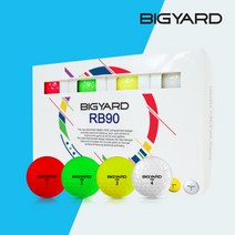 빅야드 고반발 RB 비비드 골프공 2피스 42.67mm, 그린, 12개