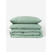 리넨 베딩 세트 - 세이지 - K