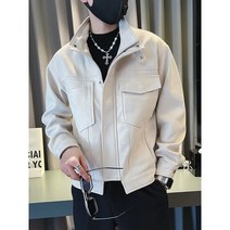ruffian 사슴 가죽 벨벳 남성 코트 겨울 재킷 무스탕 아우터 점퍼