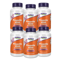 나우푸드 프로폴리스 1500 추출물비율 5:1 100캡슐 6병