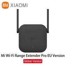 wifi repeater xiaomi mijia pro 300m mi network 증폭기 expander 라우터 power extender roteador 2 antenna fo, 검은색, 나는 플러그