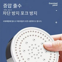 샤워 샤워기 세트 가압욕패 온수기 가압샤워, 실버 샤먼 무료 펀칭