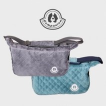 정품 강아지 컴패니언 퀼팅 슬링백 다크그린