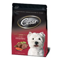 강아지 시저 쇠고기 연어 반건조 1kg 키블사료 개밥 _ 2210228EA, 쿠팡2 본상품선택