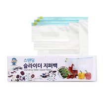 세제의기본 스탠딩 슬라이더 지퍼백 혼합형60매 (소형20매+중형20매+대형20매)1박스, 혼합, 60매, 1개