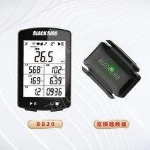 무선 GPS 자전거 속도계 BB20 스마트 주행 거리계 마운트, BB20 스톱워치 + 이중 기능 센서