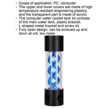 200mm PC 컴퓨터 수냉식 라디에이터 고속 냉각수 탱크 G1/4 