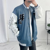 (리티오) 빅와펜 레더 야구점퍼 XZ-106