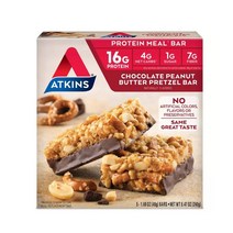 앳킨스 어드밴티지 바 초콜렛 피넛 버터 프레즐, 48g, 5개입