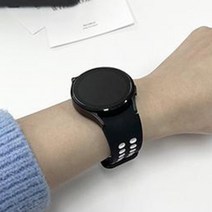 지바 갤럭시 워치 5 4 프로 클래식 호환 날개형 스포츠 실리콘 밴드 40mm 42mm 44mm 45mm 46mm