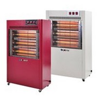 한빛 건강 온열 난방기 나노 카본 전기 히터 HV1730 42.9-59.4m2 아이보리 레드 이동식 근적외선 퀄츠골드 찜질효과 친환경 무전자파 사무실 학원 매장 가정용 카페