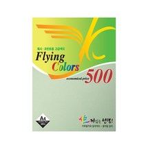 (센스올) 플라잉칼라용지 80g A4 500매 연못색, 본제품