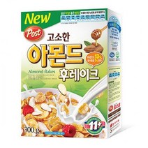 [포스트] 아몬드 후레이크 300g, 상세 설명 참조, 꿀도매꿀소매 본상품선택