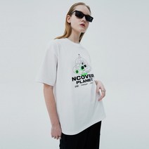 앤커버 ZET 스페이스쉽 티셔츠-화이트 - WHITE 127438