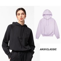 아키클래식 언택트 밴딩 크롭 후드 티셔츠 AKALSW215