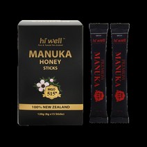 NZ직구 하이 웰 차 또는 디저트와 함께 Honey Stick MGO515+ 고급 그레이드 15cnt 1pack, 수량, 상세참조