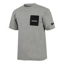 험머 남성 스포츠 아웃도어 테크터프 기능성 반팔티셔츠 그레이