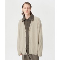 커스텀어클락 프리미엄 미니멀 니트 가디건 오트밀 PREMIUM 미니MAL KNIT CARDIGAN