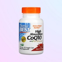 닥터스베스트 코큐텐 고흡수 코엔자임Q10 위드 바이오페린, 고흡수 100mg, 120소프트젤(Best상품 추가할인이벤트)