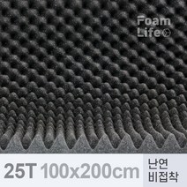 폼라이프 방음재 방음스펀지 난연 비접착 25Tx1000x2000, 1개