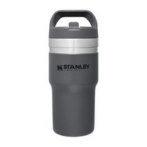스탠리 아이스플로 스테인리스 스틸 빨대 텀블러 차콜 20OZ, Charcoal
