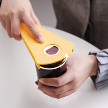 다기능 뚜껑따개 만능오프너 페트병 유리병 뚜껑따기, 옐로우