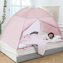 [핫방] ALL NEW 모던 원터치 난방텐트 퀸(더블), 전체색:그레이