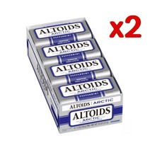 Altoids 알토이즈 폴라 페퍼민트 무설탕 민트 8입x2팩 Arctic Peppermint