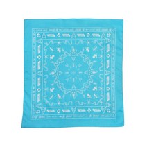 Brave Wilderness 코요테 피터슨의 면 반다나 다크 그린. 533058, Medium Blue
