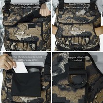 BASSDASH Bare 카모 네오프렌 가슴 낚시 사냥 웨이더 남성용 600g.. 정품보장, 12, Boot Foot - Bare Camo