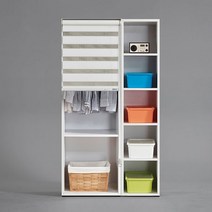 이라네 롤스크린 드레스룸 선반 세트 1000 착불, 아이보리, 옷장세트