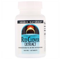 Source Naturals 이소플라본 레드 클로버 500mg 1개