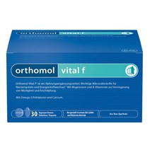 ORTHOMOL Vital F 오쏘몰 바이탈F 30일치 정제/캡슐 마그네슘 비타민B 오메가3 칼슘 여성용 피로회복제
