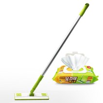 명강산업 다기능밀대+물걸레청소포 실속형 30매 중형 1개, 1세트