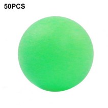 테니스공 테니스 볼50 개/갑 40mm 서리로 덥은 탁구 공 휴대용 화이트 오렌지 녹 방지 ABS 훈련, 05 Light Green