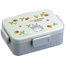 일본 수입 토토로 1단 4LOCK 도시락 650ml 나무딸기