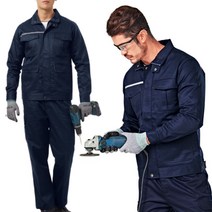 방염복 바지 방염 작업복 용접 보호복 방열복 네이비, 40