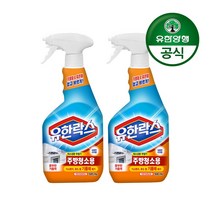 유한양행 [본사직영] 유한락스 주방청소세정제 (500mL+500mL), 6개, 1000ml