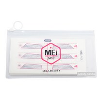 뷰티난다 메이넘버원 MEI 눈썹 스티커 자 반영구화장재료 반영구화장 반영구눈썹 재료, 여자 산형 60쌍