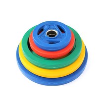 유저핏 베스코 3홀 컬러 중량 바벨원판 2.5kg 5kg 10kg 15kg 20kg 낱개